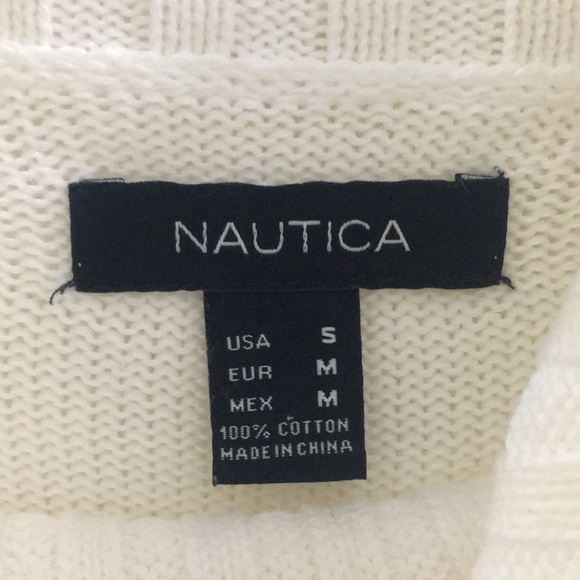 Nautica White Turtle Neck Sweater - Picture 5 of 5